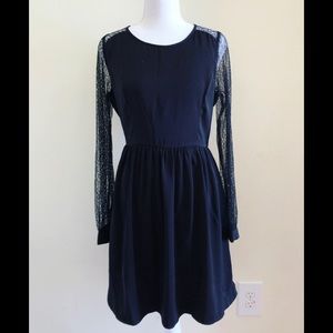 Lacy Black Dress by Doe & Rae